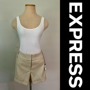 ⬇️ REDUCED! NWT Express Linen/Poly Shorts Size 16